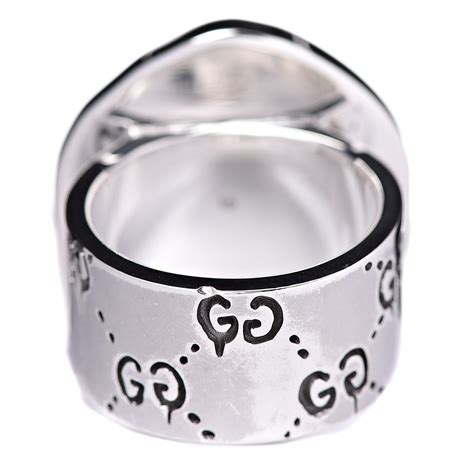 gucci mens skull ring|Gucci ghost ring men's.